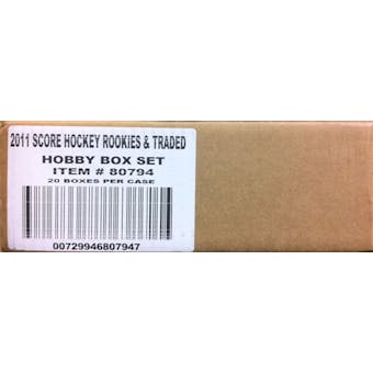 2010/11 Score Rookie & Traded Hockey Hobby 20-Box (Set) Case