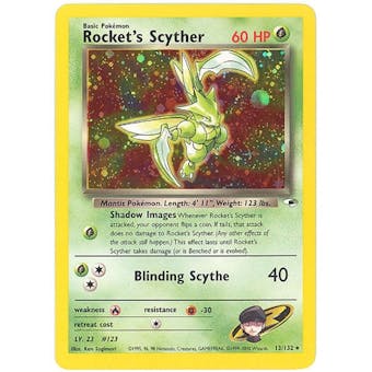 Pokemon Gym Heroes Single Rocket's Scyther 13/132