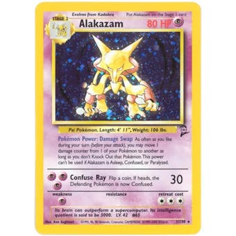 Pokemon Base Set 2 Single Alakazam 1/130