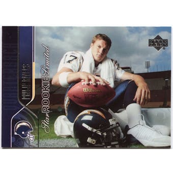 2004 Upper Deck #205 Philip Rivers Rookie Card RC