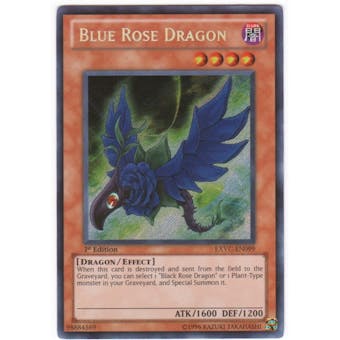 Yu-Gi-Oh Extreme Victory Single Blue Rose Dragon Secret Rare