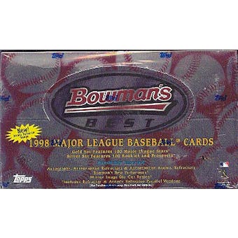 1998 Bowman's Best Baseball Hobby Box