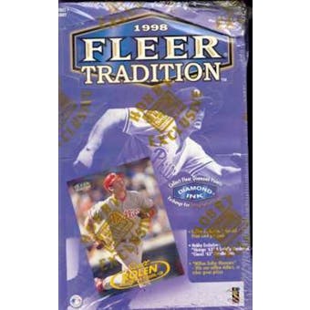 1998 Fleer Tradition Baseball Hobby Box