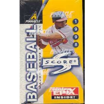 1998 Score Baseball Hobby Box