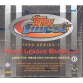 1998 Topps Finest Series 1 Baseball Hobby Box (Reed Buy)