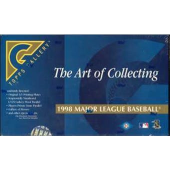 1998 Topps Gallery Baseball Hobby Box