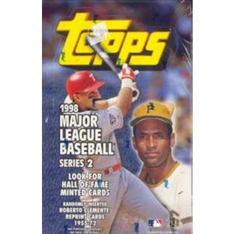 1998 Topps Series 2 Baseball 36 Pack Box