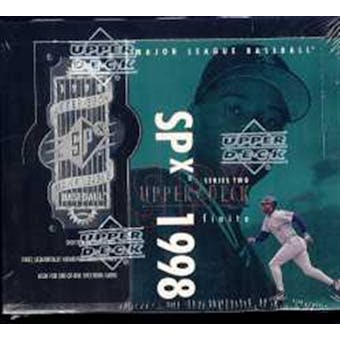 1998 Upper Deck SPx Finite Series 2 Baseball Hobby Box