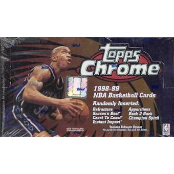 1998/99 Topps Chrome Basketball 24 Pack Box