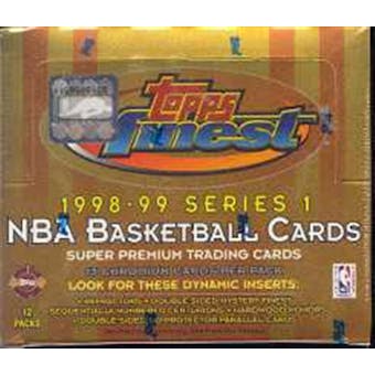1998/99 Topps Finest Series 1 Basketball Jumbo Box