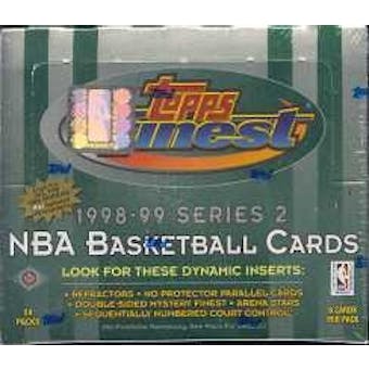 1998/99 Topps Finest Series 2 Basketball Hobby Box
