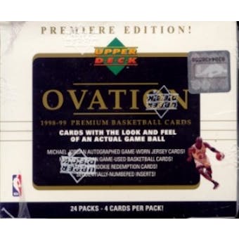 1998/99 Upper Deck Ovation Basketball Hobby Box
