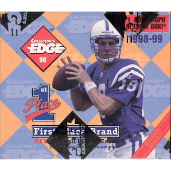 1998 Collector's Edge First Place Football Hobby Box
