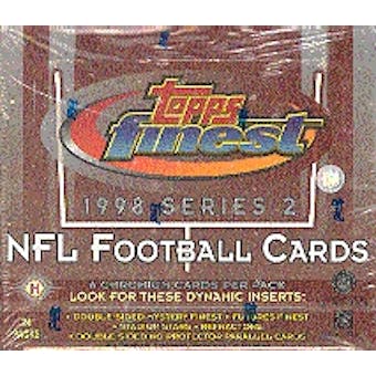 1998 Topps Finest Series 2 Football Hobby Box