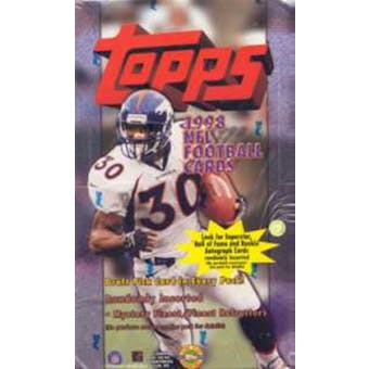 1998 Topps Football Jumbo Box