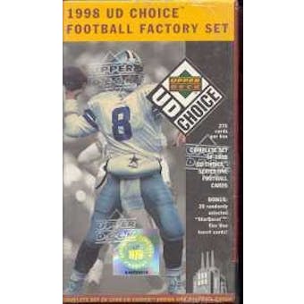 1998 Upper Deck Choice Series 1 Football Factory Set (Box)