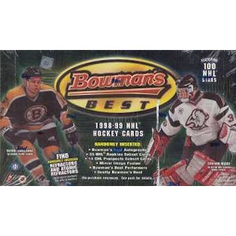 1998/99 Bowman's Best Hockey Hobby Box