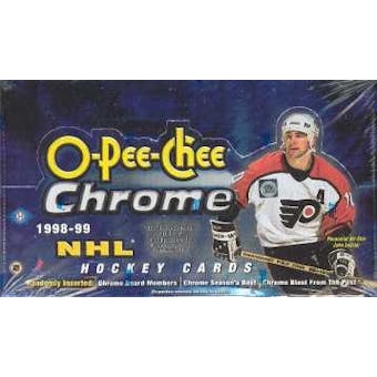 1998/99 O-Pee-Chee Chrome Hockey Wax Box