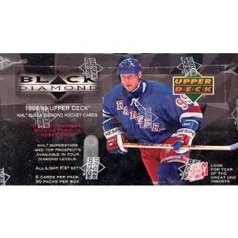 1998/99 Upper Deck Black Diamond Hockey Hobby Box