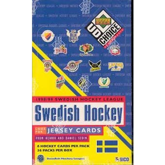 1998/99 Upper Deck Collector's Choice Swedish Hockey Hobby Box