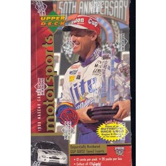 1998 Upper Deck Road To The Cup Racing Retail Box