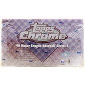 1998 Topps Chrome Series 1 Baseball Hobby Box