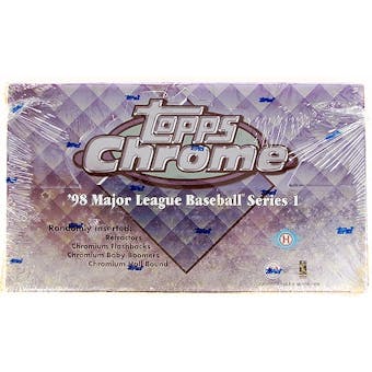 1998 Topps Chrome Series 1 Baseball Hobby Box