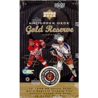 1998/99 Upper Deck Gold Reserve Update Hockey Hobby Box