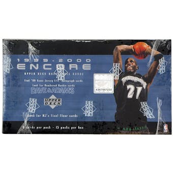 1999/00 Upper Deck Encore Basketball Hobby Box
