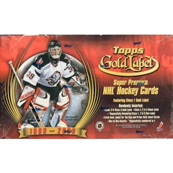 1999/00 Topps Gold Label Hockey Retail 24 Pack Box