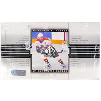 1999/00 Upper Deck SP Authentic Hockey Hobby Box