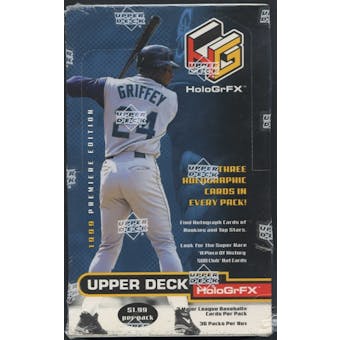 1999 Upper Deck Hologrfx Baseball Retail Box