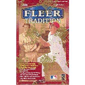 1999 Fleer Tradition Baseball Hobby Box