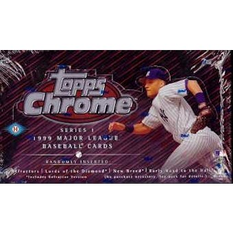 1999 Topps Chrome Series 1 Baseball Hobby Box