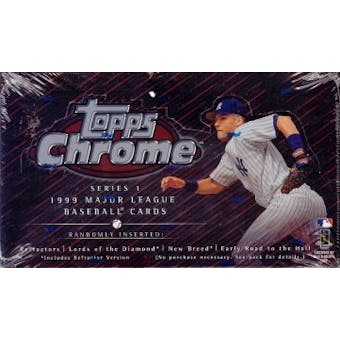 1999 Topps Chrome Series 1 Baseball Retail Box