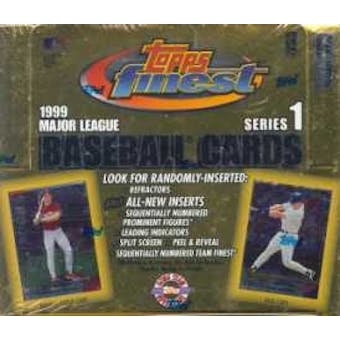 1999 Topps Finest Series 1 Baseball Jumbo Box