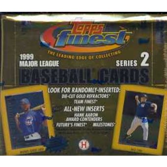 1999 Topps Finest Series 2 Baseball Hobby Box