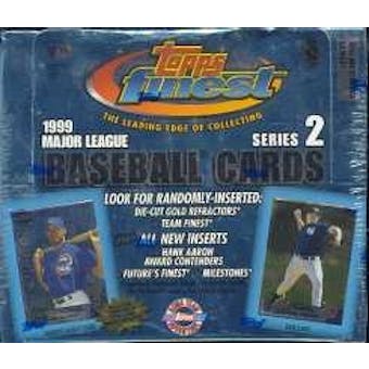1999 Topps Finest Series 2 Baseball Jumbo Box