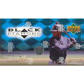 1999 Upper Deck Black Diamond Baseball Hobby Box