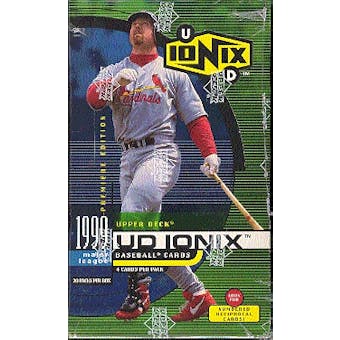 1999 Upper Deck Ionix Baseball Box