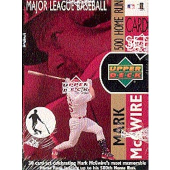 1999 Upper Deck McGwire 500 Home Run Baseball Factory Set (box)