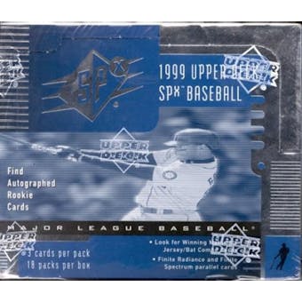 1999 Upper Deck SPx Baseball Hobby Box