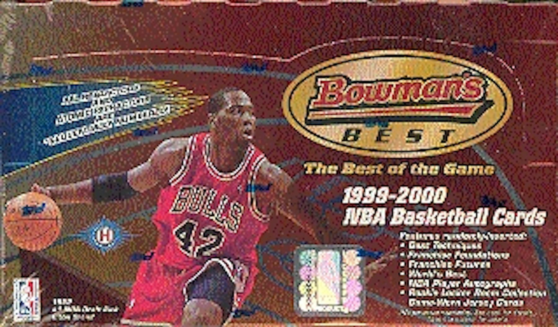 1999 00 Bowman S Best Basketball Hobby Box Da Card World