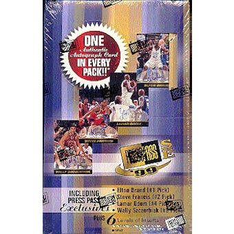 1999/00 Press Pass Signature Basketball Hobby Box