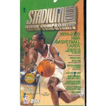 1999/00 Topps Stadium Club Basketball Jumbo Box