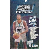 1999/00 Topps Stadium Club Chrome Basketball Hobby Box