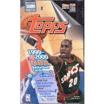 1999/00 Topps Series 1 Basketball Hobby Box