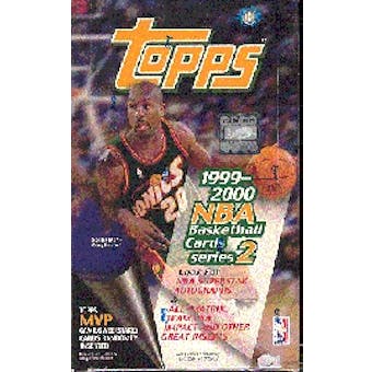 1999/00 Topps Series 2 Basketball Hobby Box