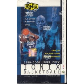 1999/00 Upper Deck Ionix Basketball Hobby Box