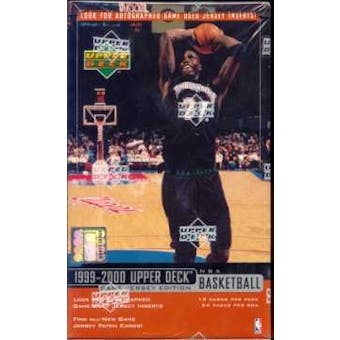 1999/00 Upper Deck Series 2 Basketball Hobby Box
